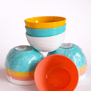 Bol Plastique Multi-Usage size L – Set 4 Coloré