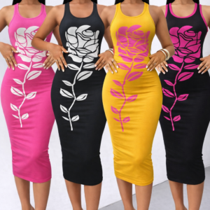 Robe Rose Élégance